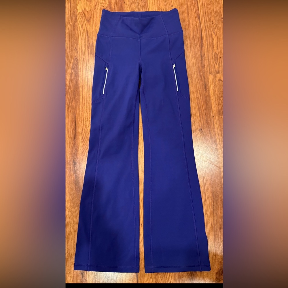 Athleta Rainier Bootcut Pant in Noble Blue, size Petite XS